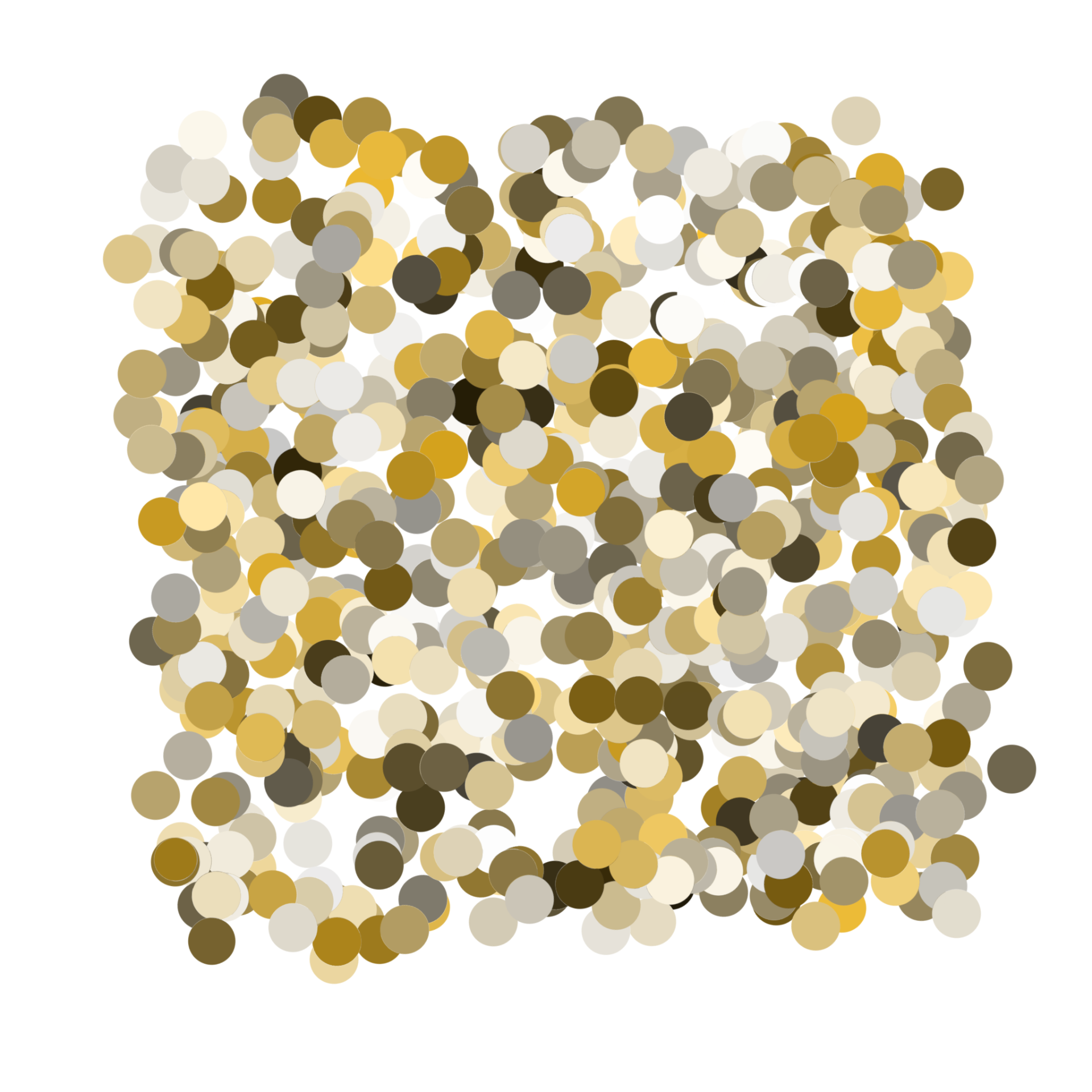 Circular Confetti brush sample stroke
